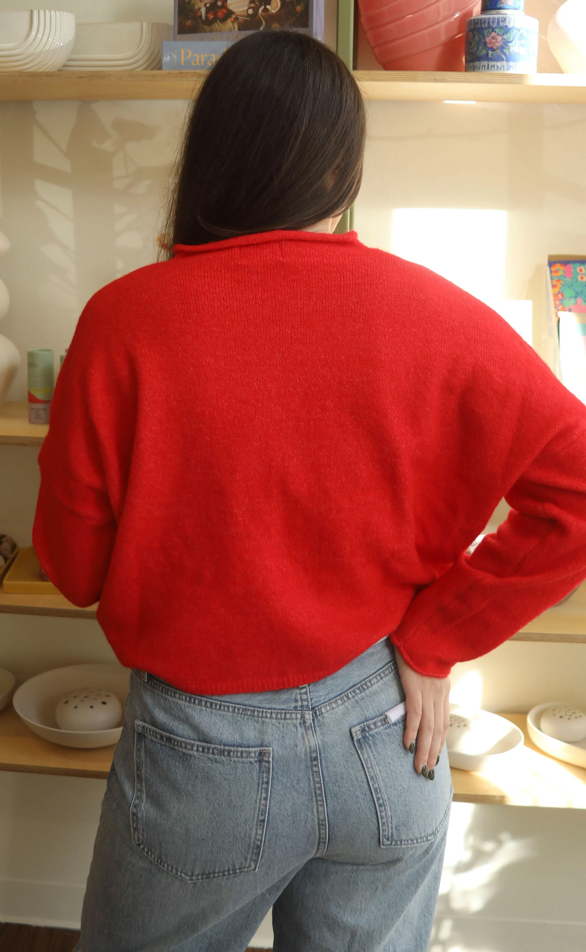 beat of your heart cardigan - red - Image 3