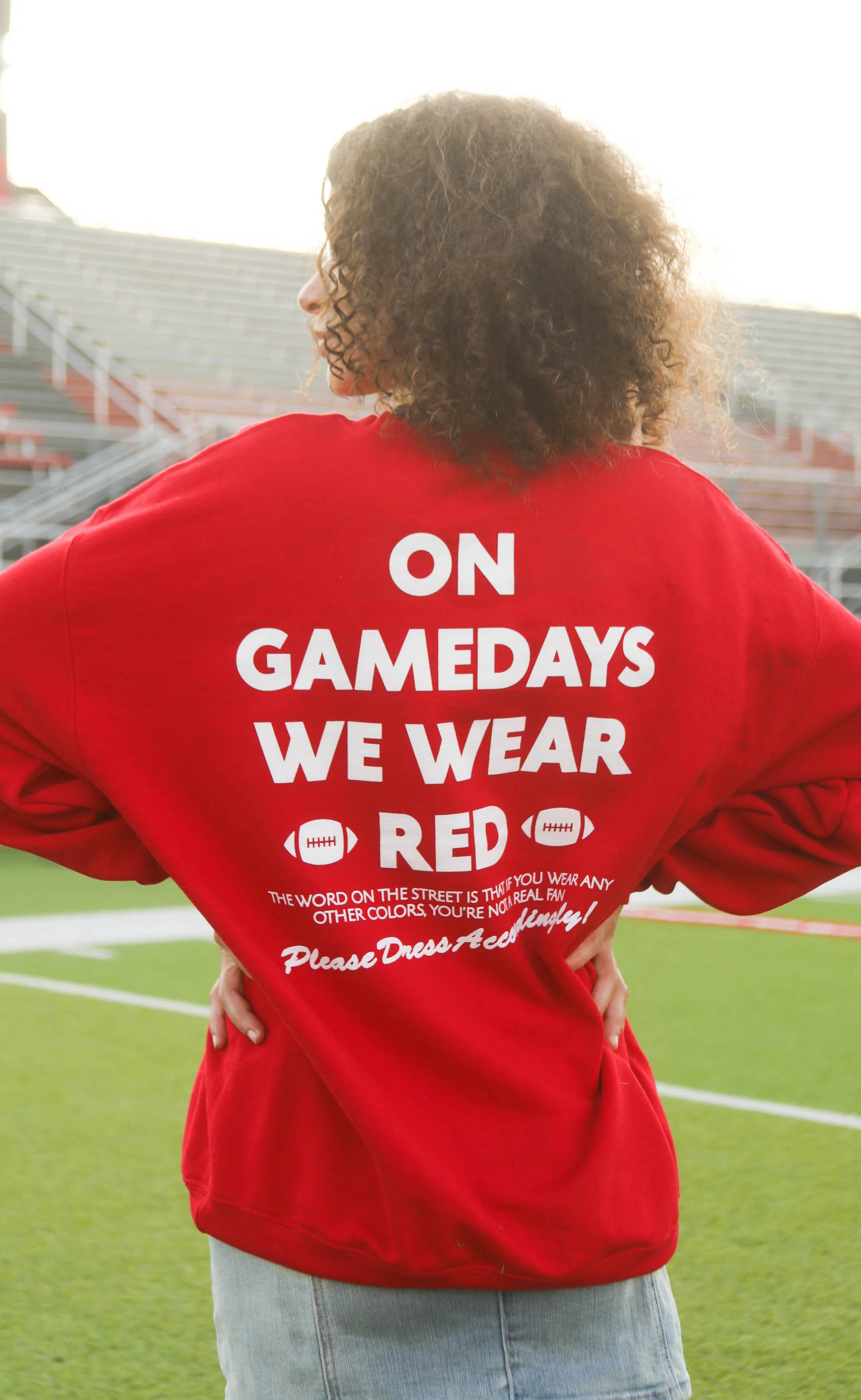 charlie southern: gamedays we wear red sweatshirt - Image 3