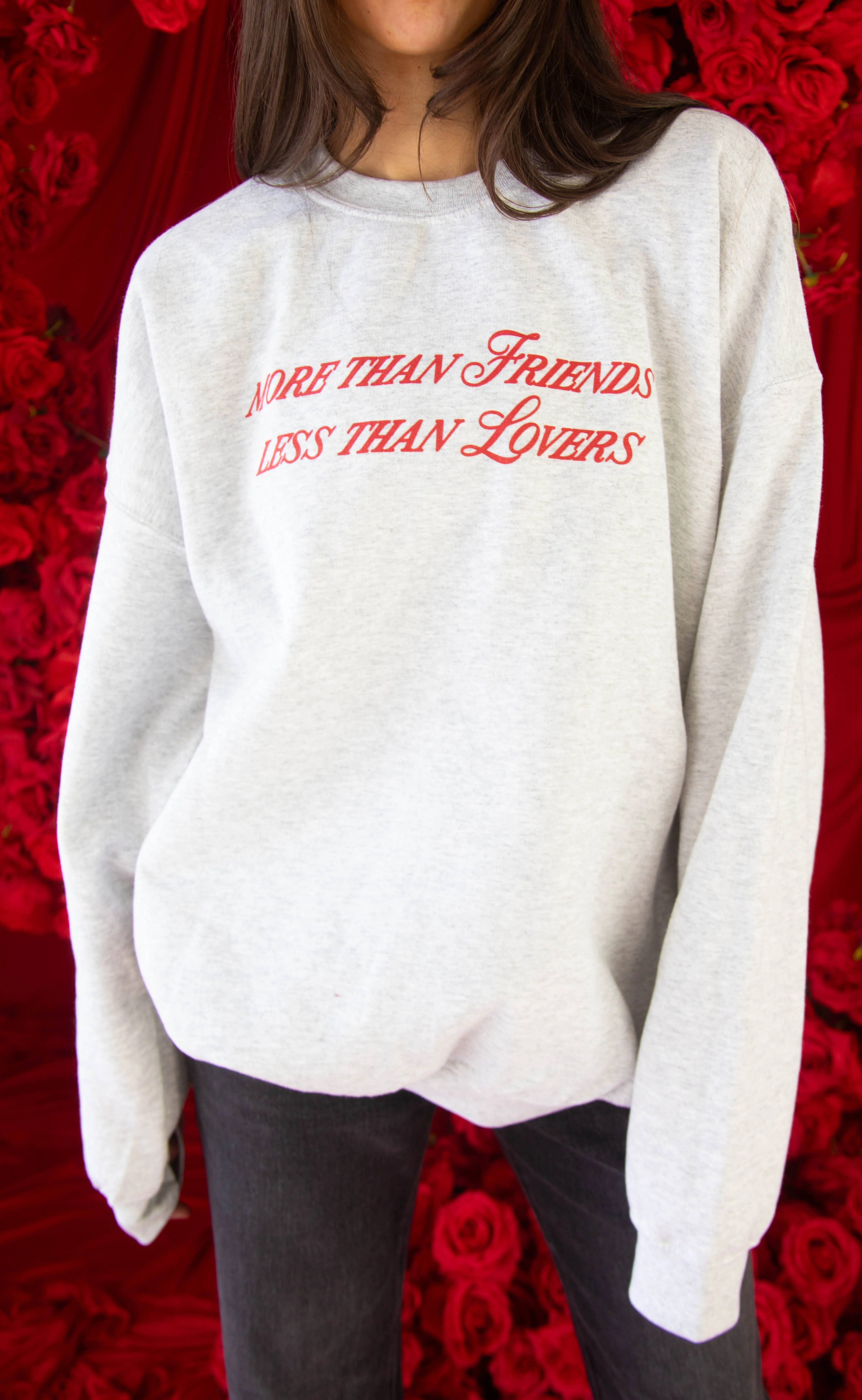 friday + saturday: more than friends sweatshirt - Image 3