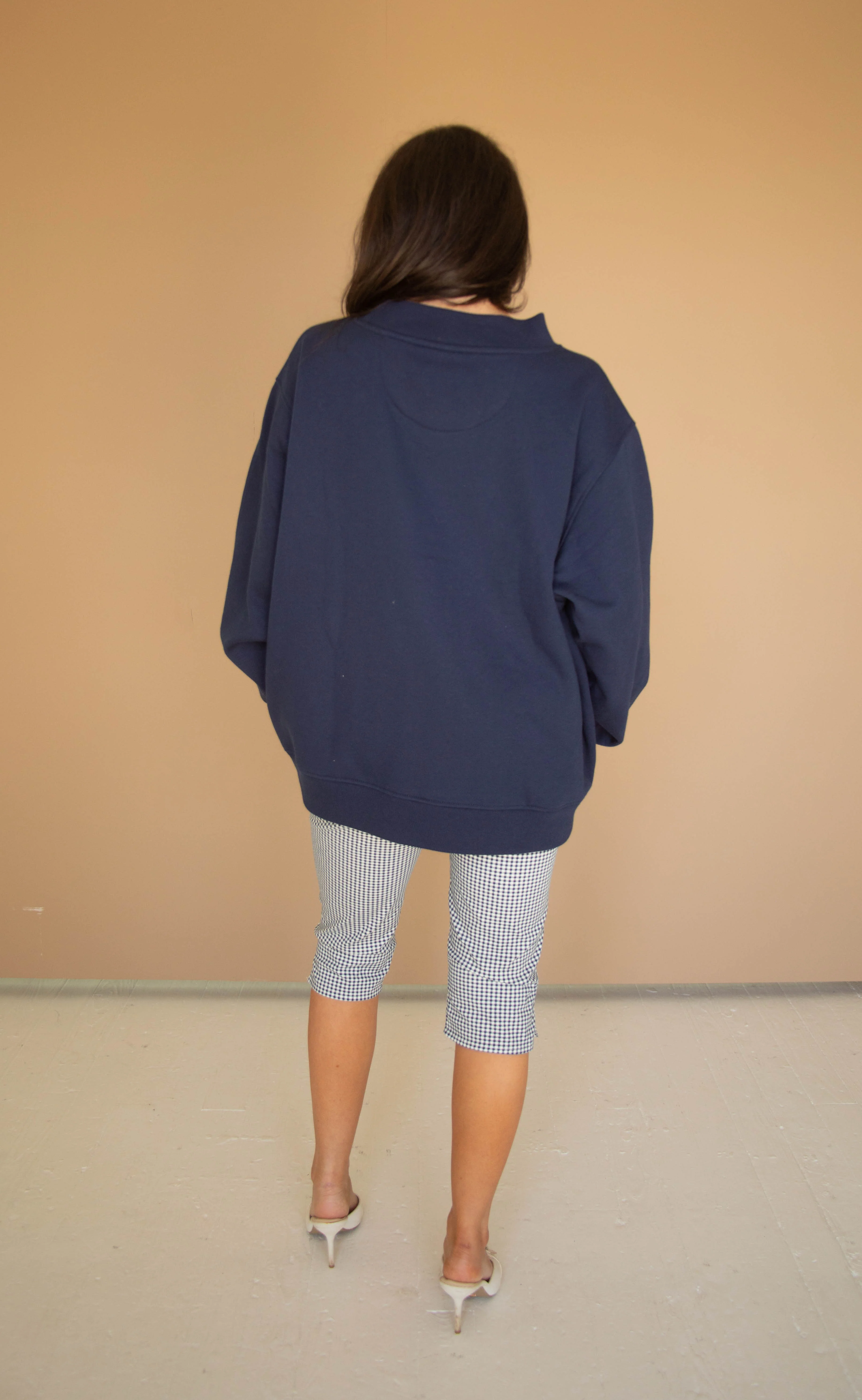 friday + saturday: mother mockneck - navy - Image 3