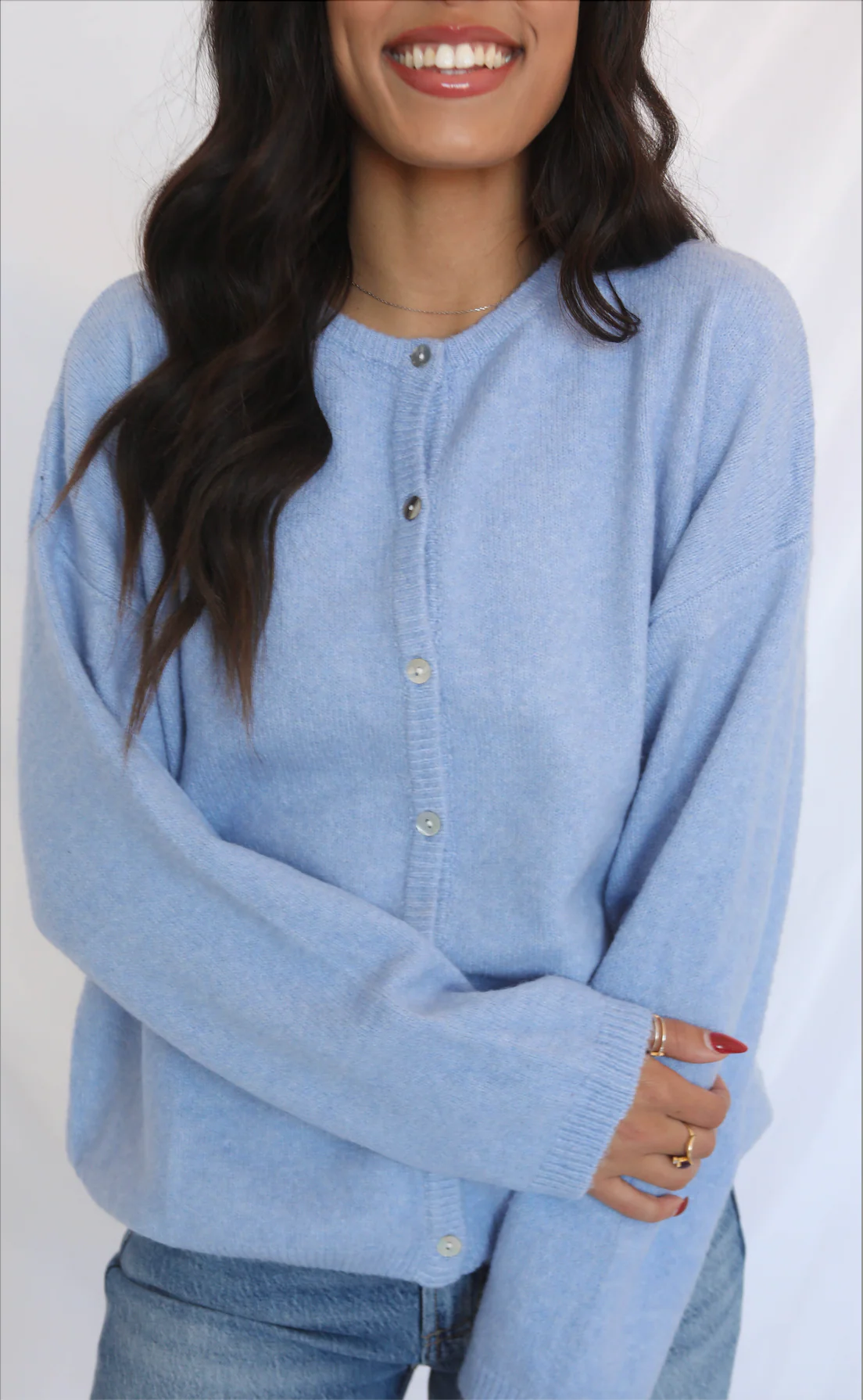 they want it all cardigan - blue - Image 2